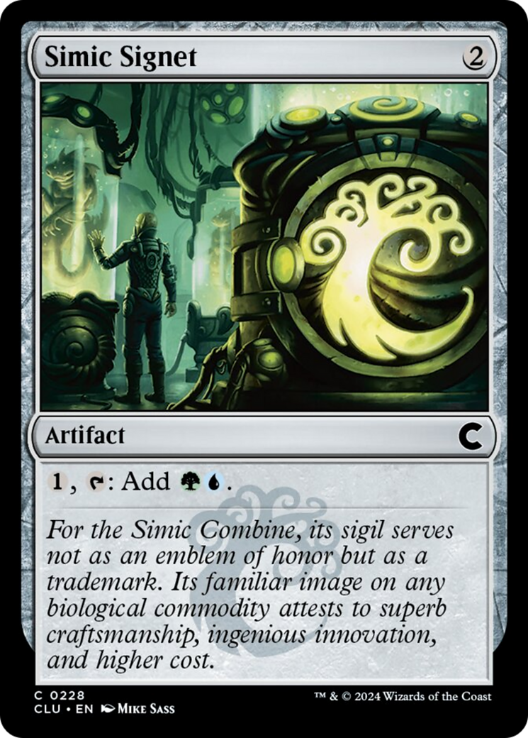 Simic Signet [Ravnica: Clue Edition] | Jomio and Rueliete's Cards and Comics