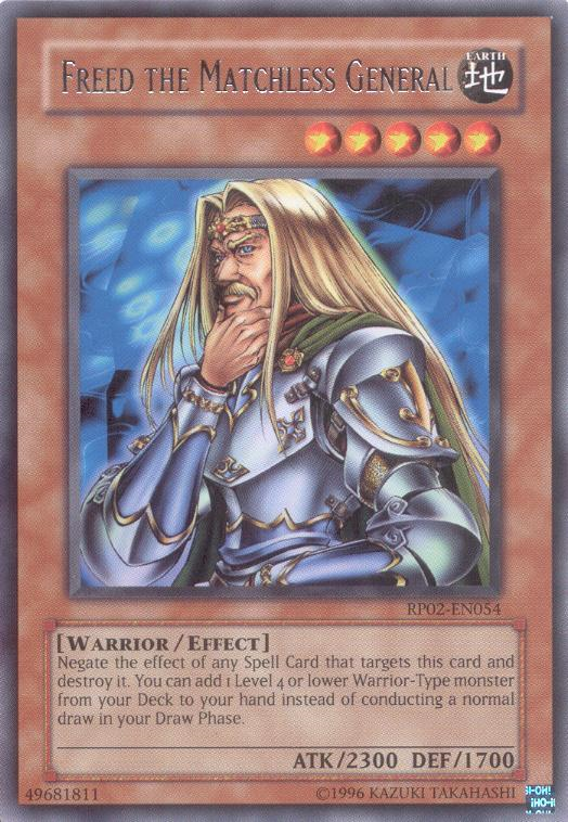 Freed the Matchless General [RP02-EN054] Rare | Jomio and Rueliete's Cards and Comics