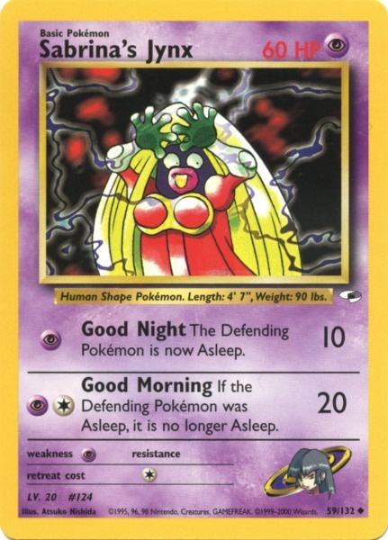 Sabrina's Jynx (59/132) [Gym Heroes Unlimited] | Jomio and Rueliete's Cards and Comics