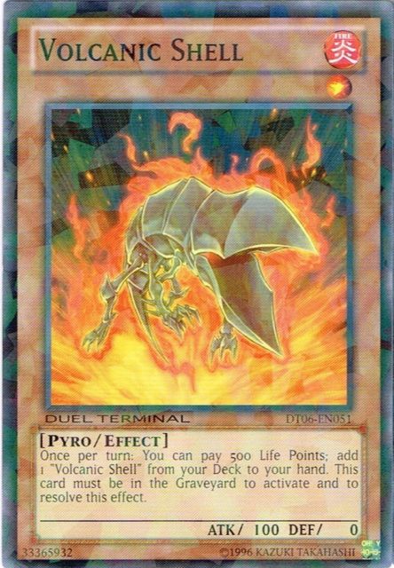 Volcanic Shell [DT06-EN051] Common | Jomio and Rueliete's Cards and Comics