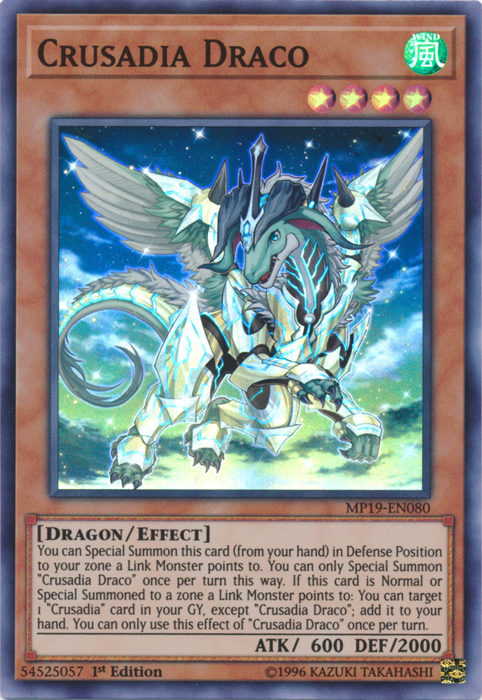 Crusadia Draco [MP19-EN080] Super Rare | Jomio and Rueliete's Cards and Comics