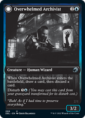 Overwhelmed Archivist // Archive Haunt [Innistrad: Double Feature] | Jomio and Rueliete's Cards and Comics