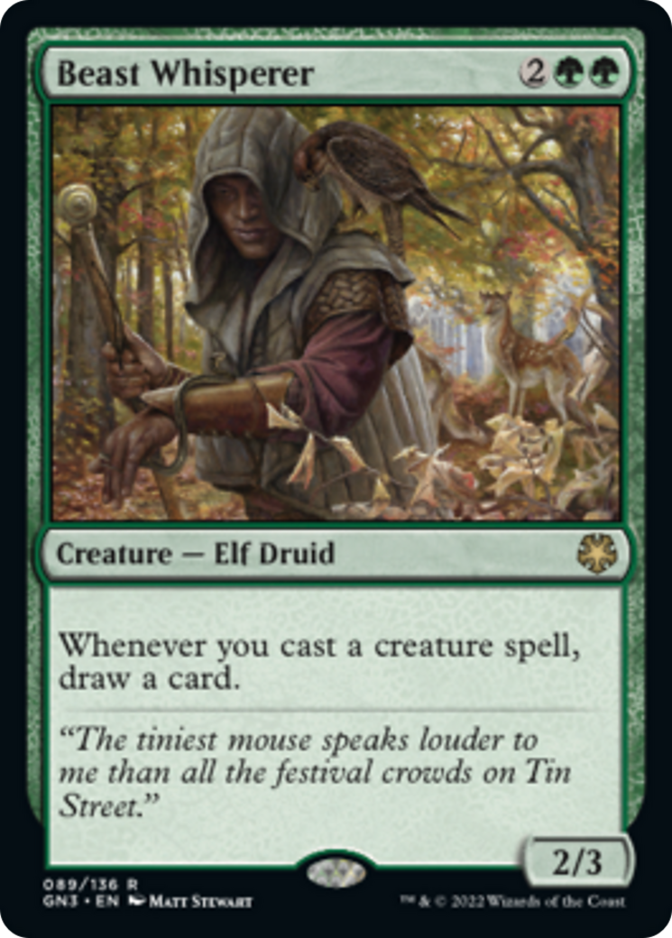 Beast Whisperer [Game Night: Free-for-All] | Jomio and Rueliete's Cards and Comics