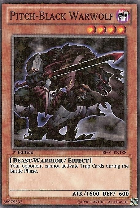 Pitch-Black Warwolf [BP01-EN188] Starfoil Rare | Jomio and Rueliete's Cards and Comics