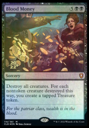 Blood Money [Commander Legends: Battle for Baldur's Gate Prerelease Promos] | Jomio and Rueliete's Cards and Comics