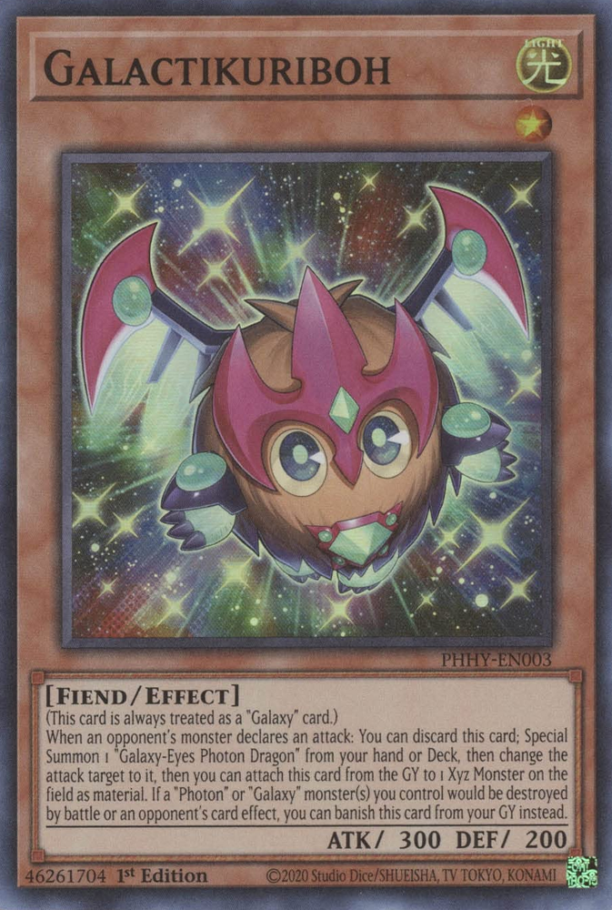 Galactikuriboh [PHHY-EN003] Super Rare | Jomio and Rueliete's Cards and Comics
