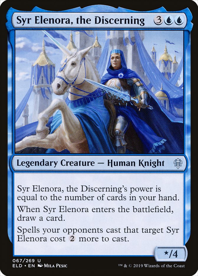 Syr Elenora, the Discerning [Throne of Eldraine] | Jomio and Rueliete's Cards and Comics