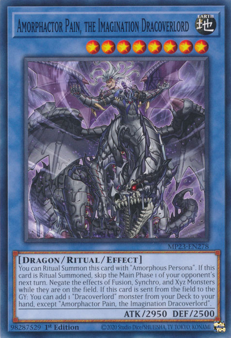 Amorphactor Pain, the Imagination Dracoverlord [MP23-EN278] Common | Jomio and Rueliete's Cards and Comics