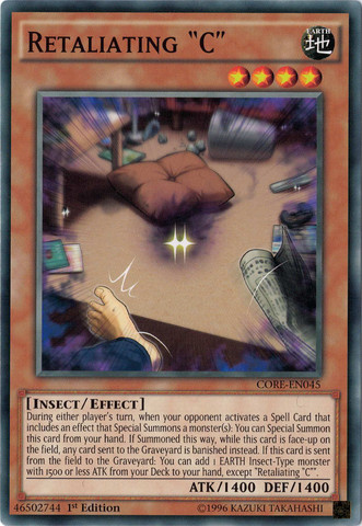 Retaliating "C" [CORE-EN045] Common | Jomio and Rueliete's Cards and Comics