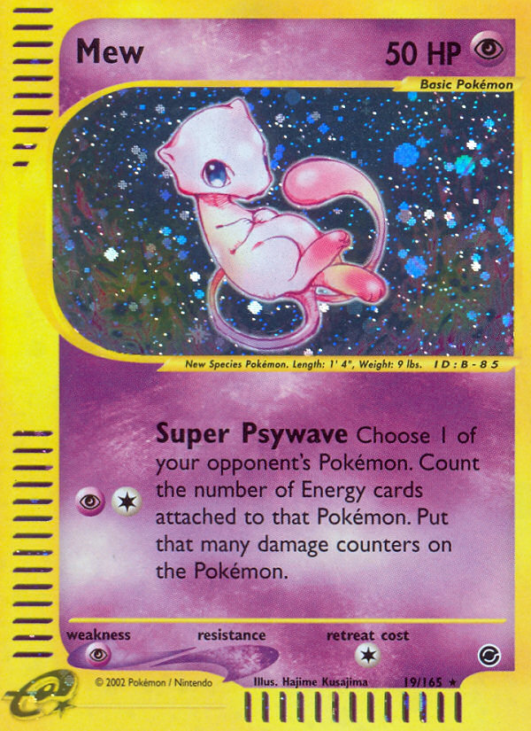 Mew (19/165) [Expedition: Base Set] | Jomio and Rueliete's Cards and Comics