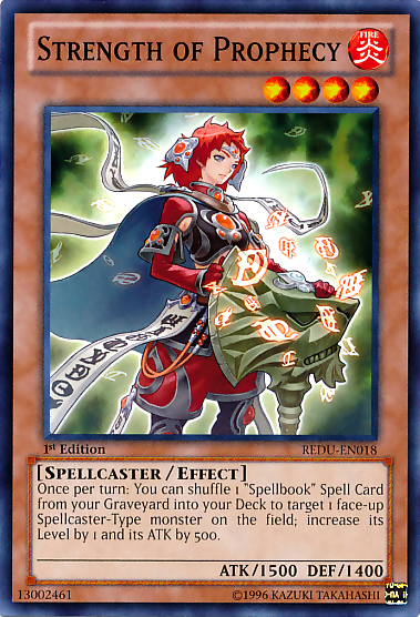 Strength of Prophecy [REDU-EN018] Common | Jomio and Rueliete's Cards and Comics
