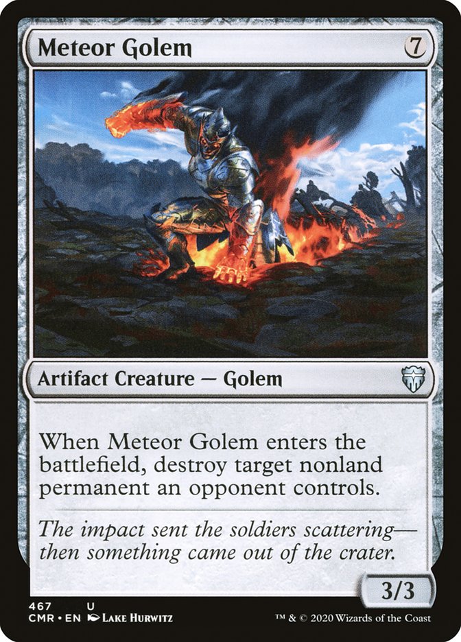 Meteor Golem (467) [Commander Legends] | Jomio and Rueliete's Cards and Comics