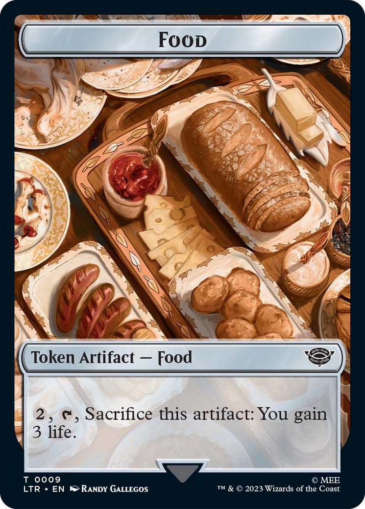 Ballistic Boulder // Food Token (09) Double-Sided Token [The Lord of the Rings: Tales of Middle-Earth Tokens] | Jomio and Rueliete's Cards and Comics