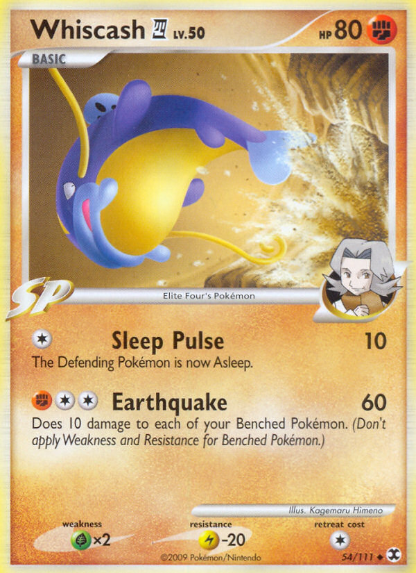 Whiscash (54/111) [Platinum: Rising Rivals] | Jomio and Rueliete's Cards and Comics