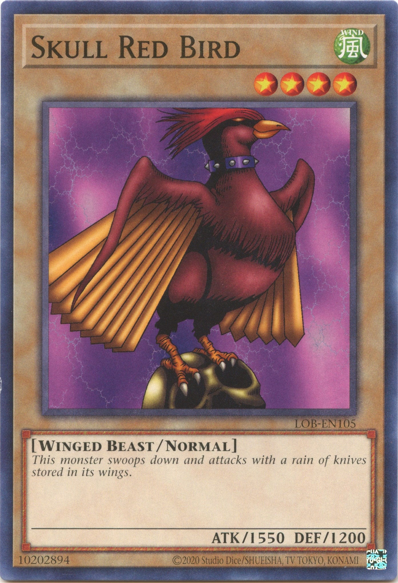 Skull Red Bird (25th Anniversary) [LOB-EN105] Common | Jomio and Rueliete's Cards and Comics