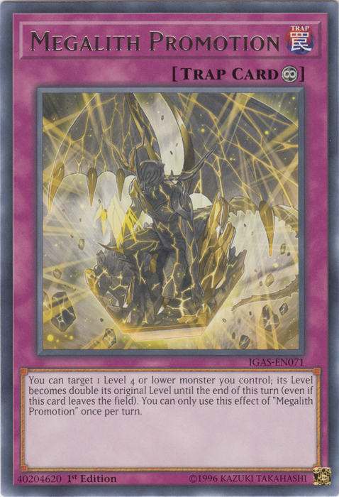 Megalith Promotion [IGAS-EN071] Rare | Jomio and Rueliete's Cards and Comics