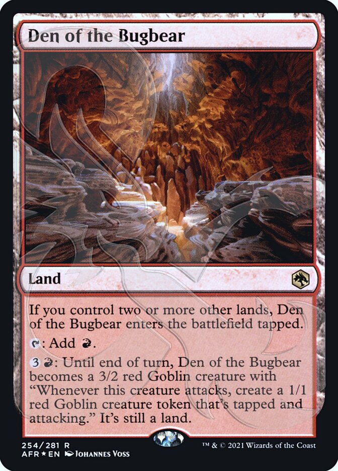 Den of the Bugbear (Ampersand Promo) [Dungeons & Dragons: Adventures in the Forgotten Realms Promos] | Jomio and Rueliete's Cards and Comics