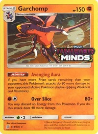 Garchomp (114/236) (Cosmos Holo) [Sun & Moon: Unified Minds] | Jomio and Rueliete's Cards and Comics