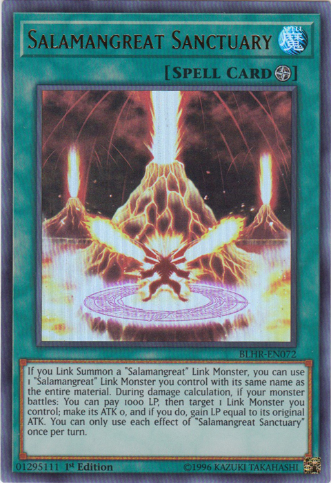 Salamangreat Sanctuary [BLHR-EN072] Ultra Rare | Jomio and Rueliete's Cards and Comics