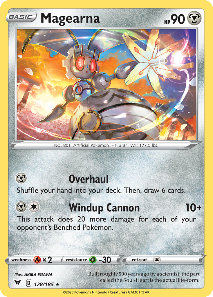 Magearna (128/185) (Theme Deck Exclusive) [Sword & Shield: Vivid Voltage] | Jomio and Rueliete's Cards and Comics