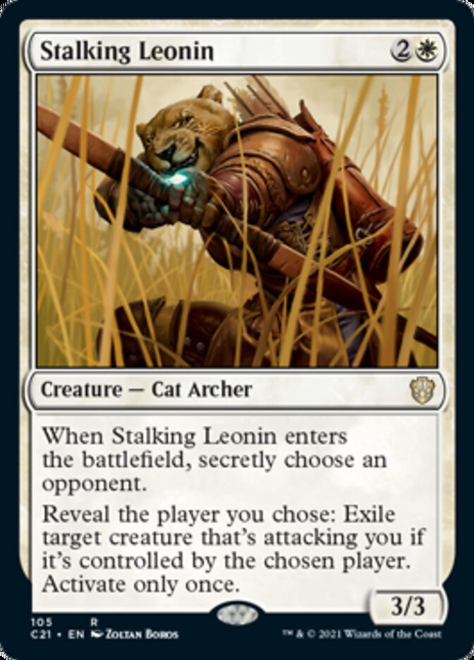Stalking Leonin [Commander 2021] | Jomio and Rueliete's Cards and Comics