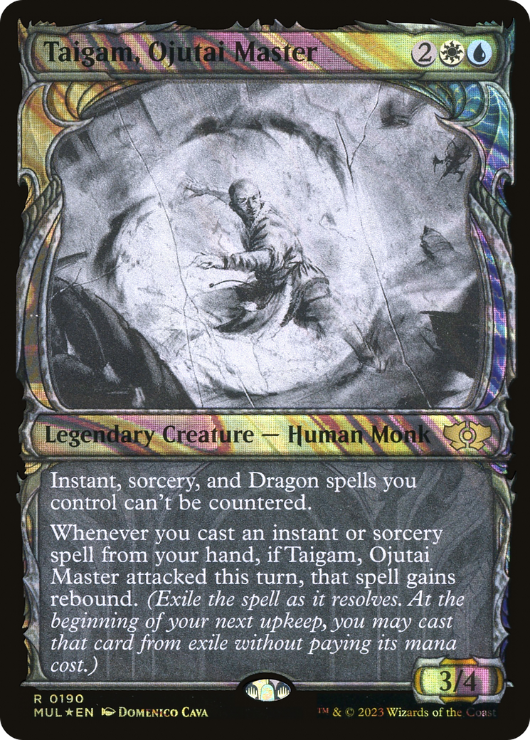 Taigam, Ojutai Master (Halo Foil) [Multiverse Legends] | Jomio and Rueliete's Cards and Comics