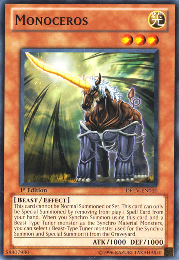 Monoceros [DREV-EN010] Common | Jomio and Rueliete's Cards and Comics