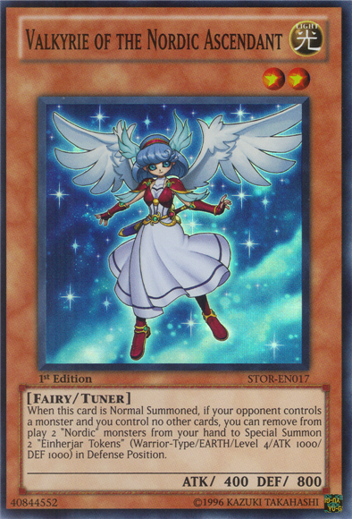 Valkyrie of the Nordic Ascendant [STOR-EN017] Super Rare | Jomio and Rueliete's Cards and Comics