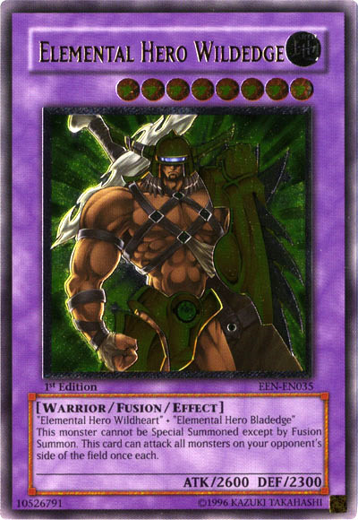 Elemental Hero Wildedge [EEN-EN035] Ultimate Rare | Jomio and Rueliete's Cards and Comics