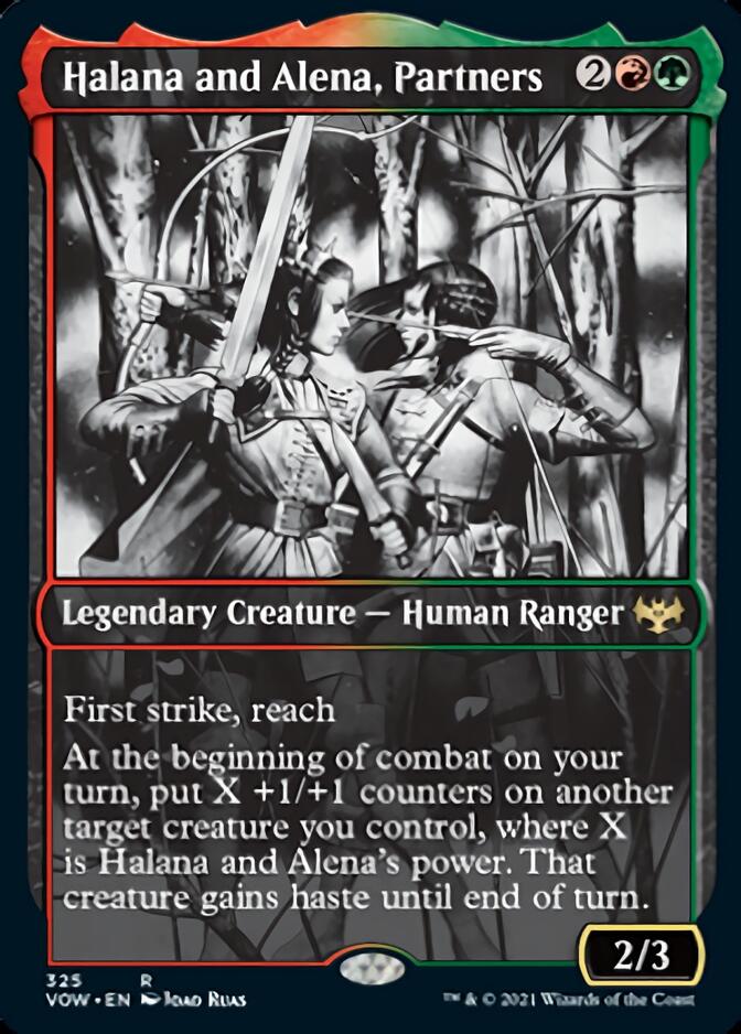 Halana and Alena, Partners (Showcase Eternal Night) [Innistrad: Crimson Vow] | Jomio and Rueliete's Cards and Comics