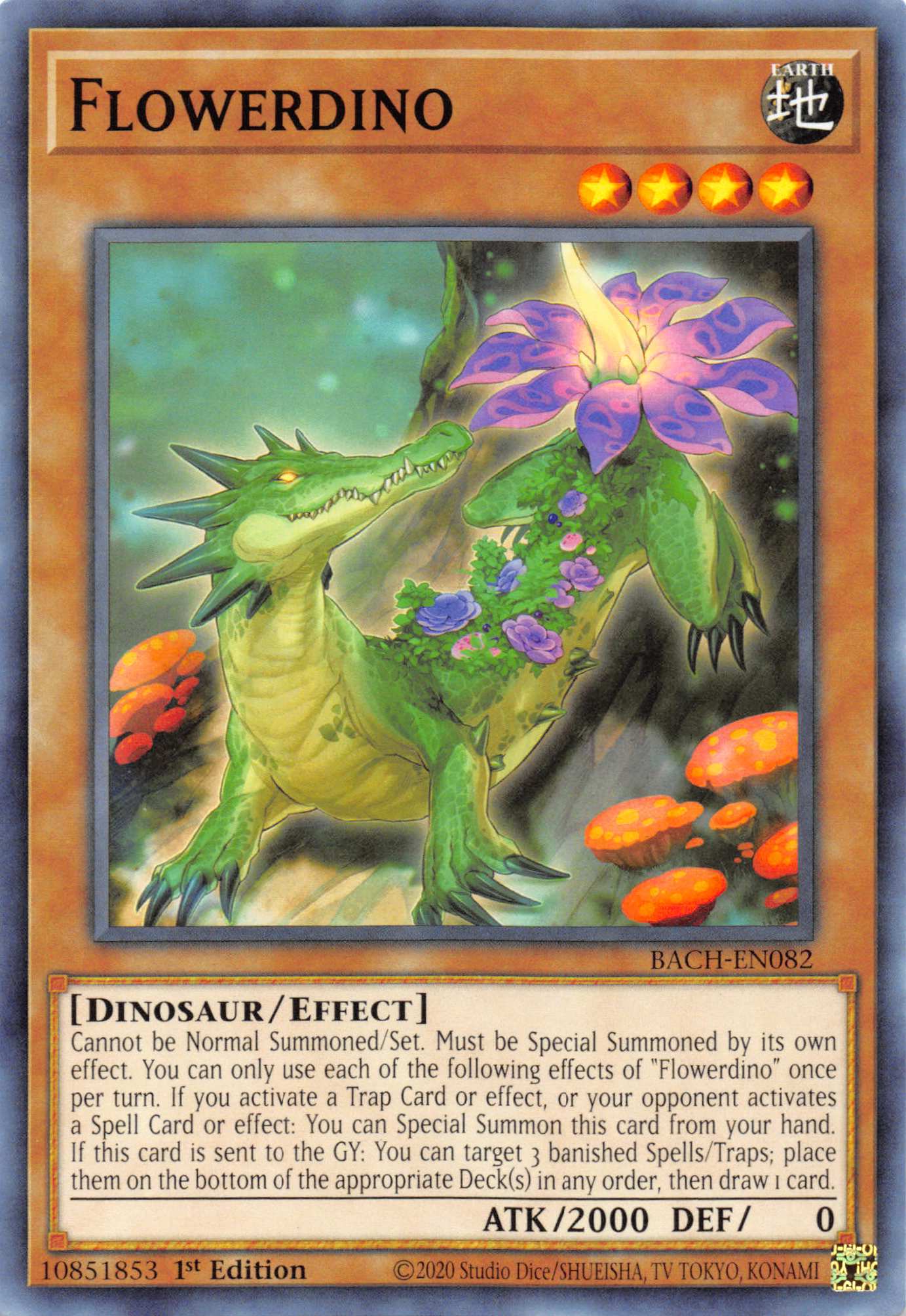 Flowerdino [BACH-EN082] Common | Jomio and Rueliete's Cards and Comics