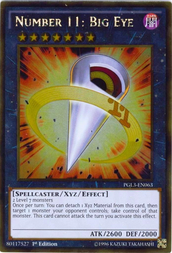 Number 11: Big Eye [PGL3-EN063] Gold Rare | Jomio and Rueliete's Cards and Comics