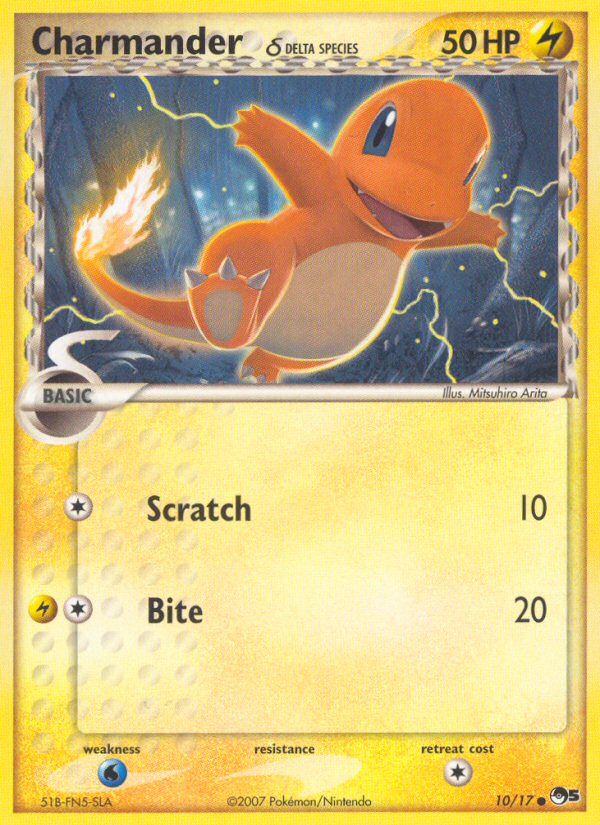 Charmander (10/17) (Delta Species) [POP Series 5] | Jomio and Rueliete's Cards and Comics