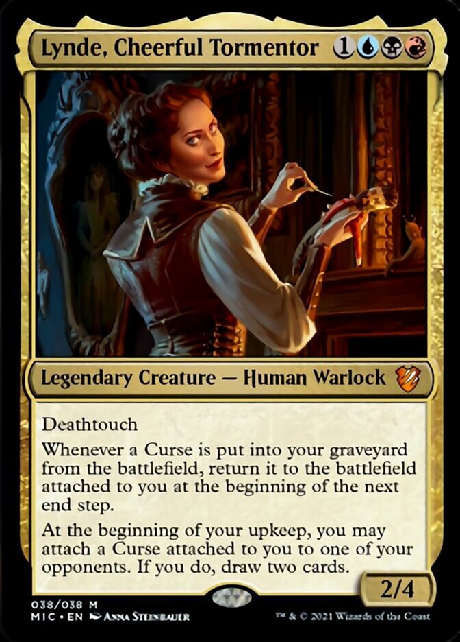 Lynde, Cheerful Tormentor [Innistrad: Midnight Hunt Commander] | Jomio and Rueliete's Cards and Comics