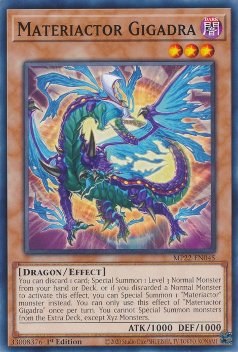 Materiactor Gigadra [MP22-EN045] Common | Jomio and Rueliete's Cards and Comics