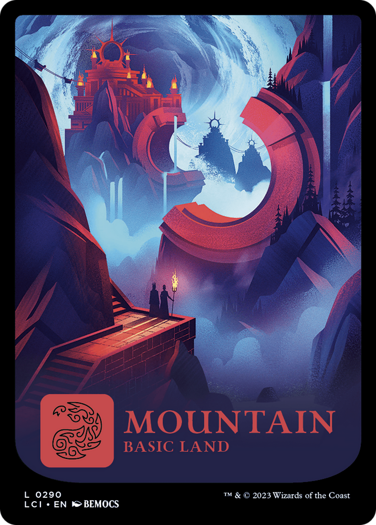 Mountain (0290) [The Lost Caverns of Ixalan] | Jomio and Rueliete's Cards and Comics
