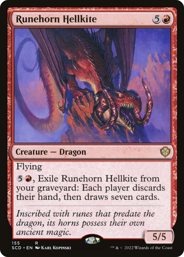Runehorn Hellkite [Starter Commander Decks] | Jomio and Rueliete's Cards and Comics