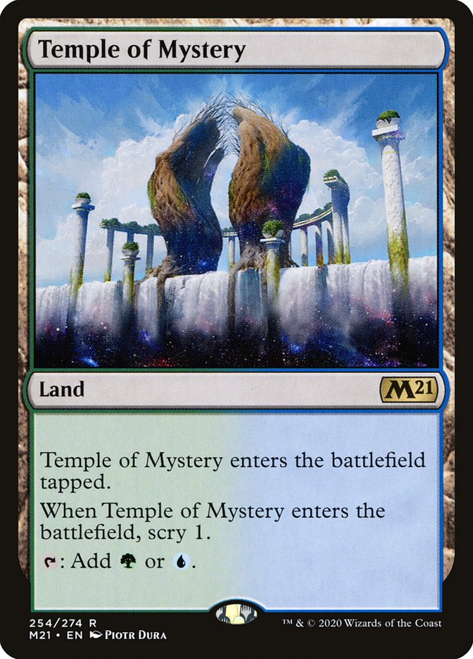 Temple of Mystery [Core Set 2021] | Jomio and Rueliete's Cards and Comics