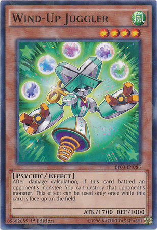 Wind-Up Juggler (Shatterfoil) [BP03-EN086] Rare | Jomio and Rueliete's Cards and Comics