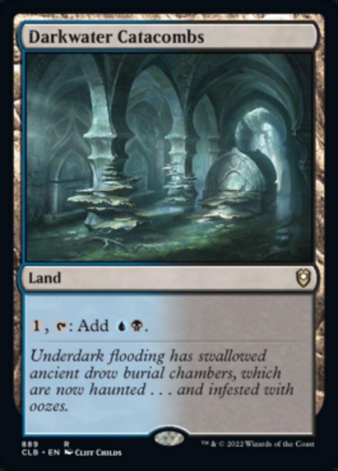 Darkwater Catacombs [Commander Legends: Battle for Baldur's Gate] | Jomio and Rueliete's Cards and Comics
