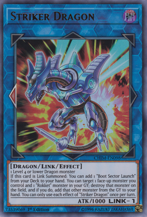 Striker Dragon [CHIM-EN098] Ultra Rare | Jomio and Rueliete's Cards and Comics
