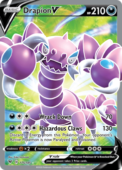 Drapion V (175/185) [Sword & Shield: Vivid Voltage] | Jomio and Rueliete's Cards and Comics