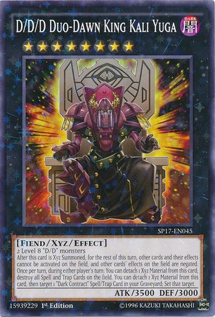 D/D/D Duo-Dawn King Kali Yuga (Starfoil) [SP17-EN045] Starfoil Rare | Jomio and Rueliete's Cards and Comics