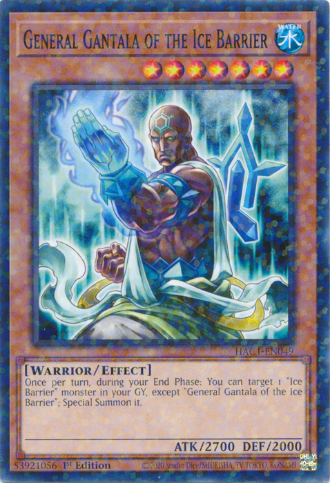General Gantala of the Ice Barrier (Duel Terminal) [HAC1-EN049] Common | Jomio and Rueliete's Cards and Comics