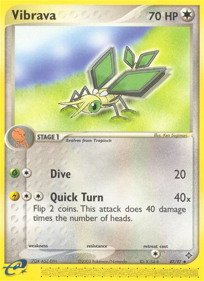 Vibrava (47/97) [EX: Dragon] | Jomio and Rueliete's Cards and Comics