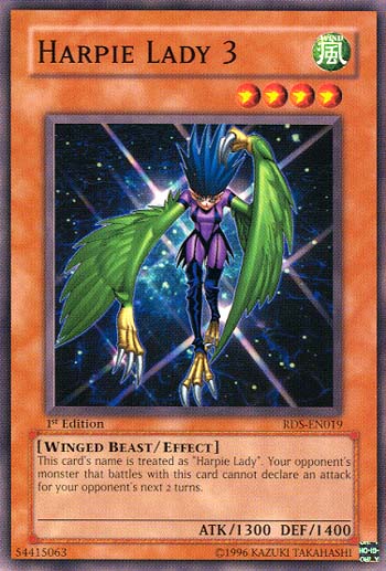 Harpie Lady 3 [RDS-EN019] Common | Jomio and Rueliete's Cards and Comics