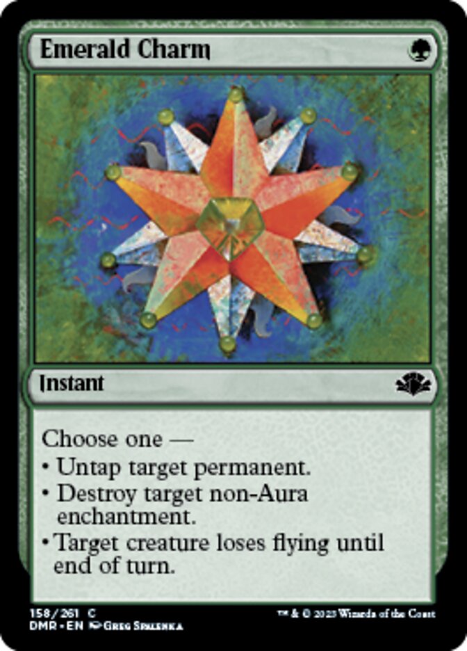Emerald Charm [Dominaria Remastered] | Jomio and Rueliete's Cards and Comics