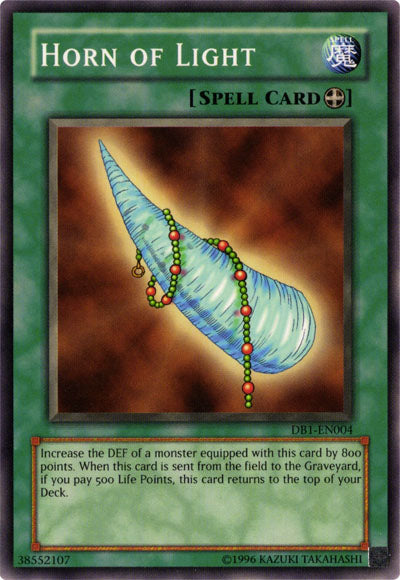 Horn of Light [DB1-EN004] Common | Jomio and Rueliete's Cards and Comics