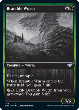 Bramble Wurm [Innistrad: Double Feature] | Jomio and Rueliete's Cards and Comics
