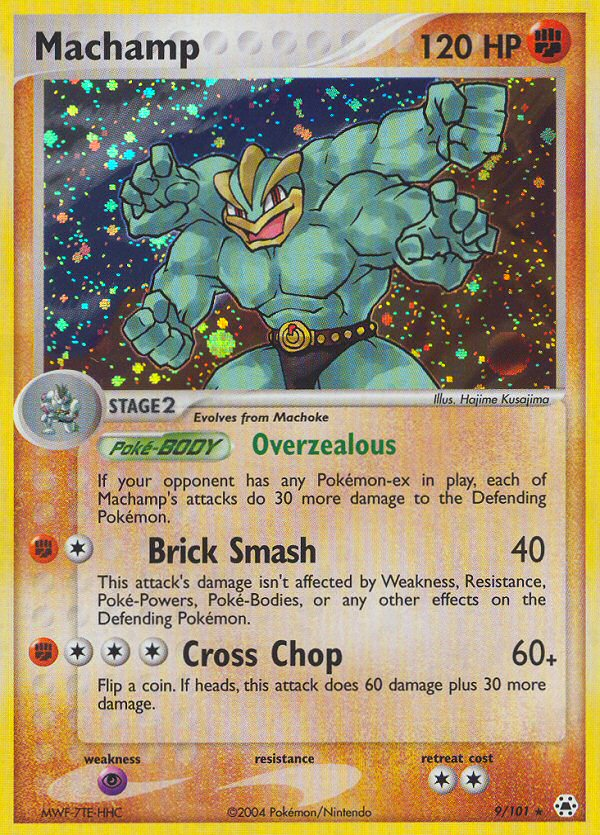 Machamp (9/101) [EX: Hidden Legends] | Jomio and Rueliete's Cards and Comics